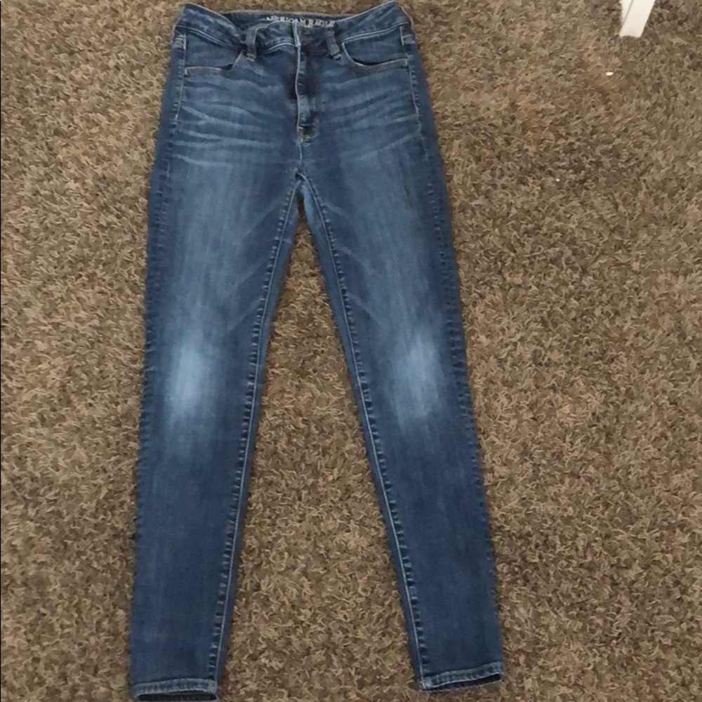 American eagle high waisted super stretch jeans